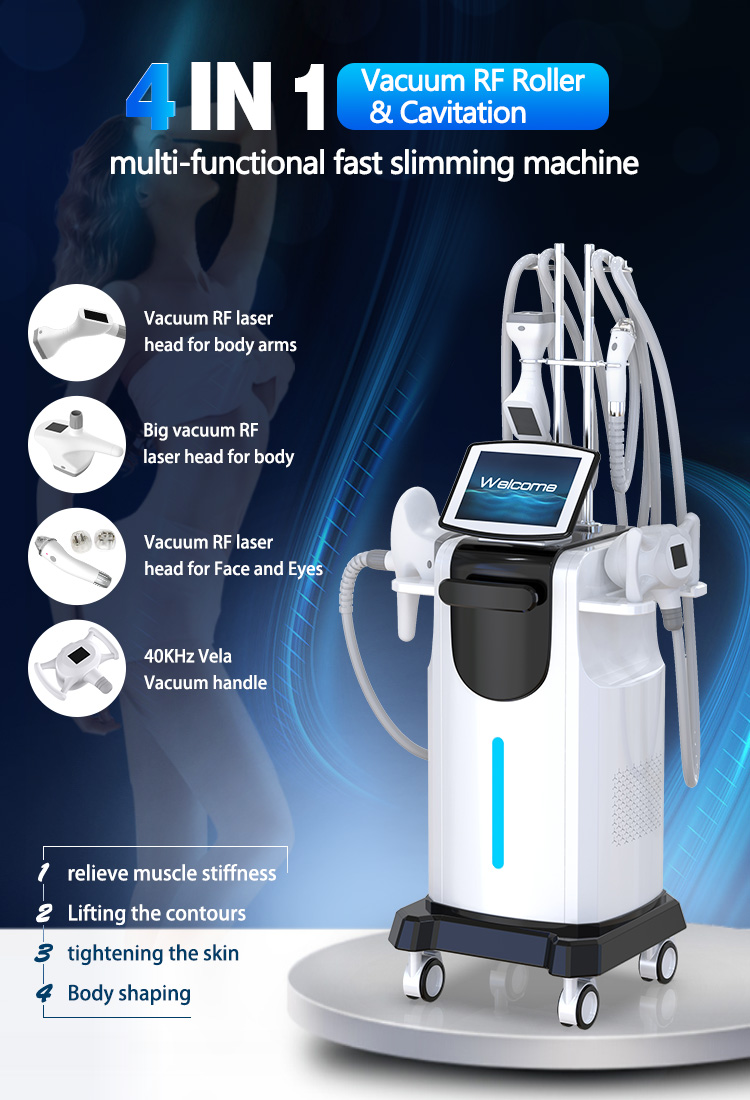 VelaShape Body Contouring Sculpting Slimming Cellulite Removal Vera Massage Vibration Roller Machine 