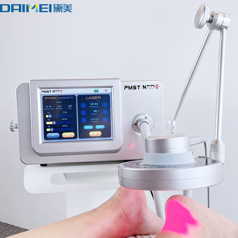 2 in 1 Portable Physical Therapy Machines Pmst Neo Laser Therapy Machine Pain Relief Pemf Magnetic Therapy Device