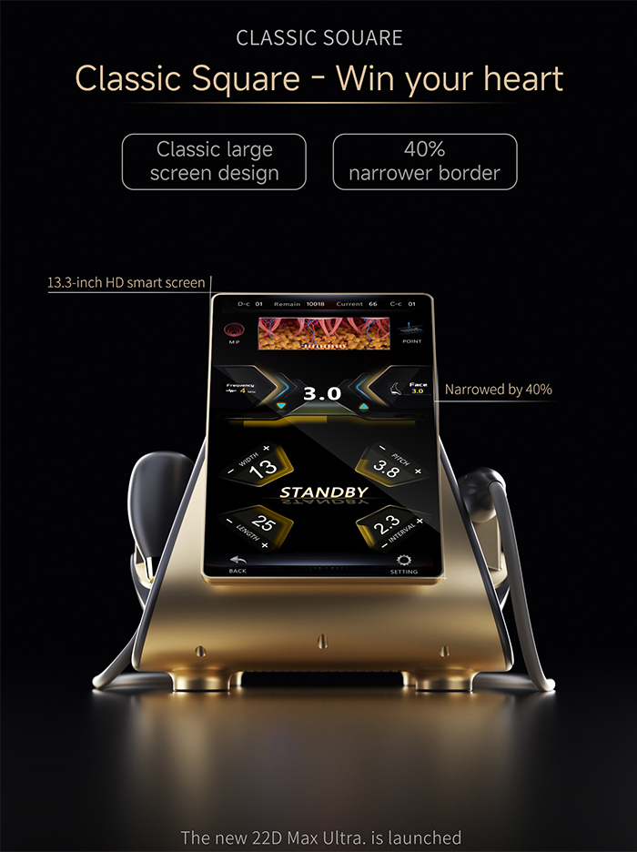 Most Popular 22d Ultra Hifu Beauty Machine Anti-aging Facial Body Lifting Slimming Skin Firming Promotes Collagen